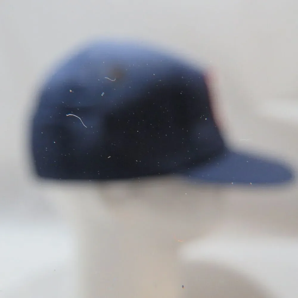 Vintage Shell Marine Snapback Trucker Cap Gasoline Navy Blue